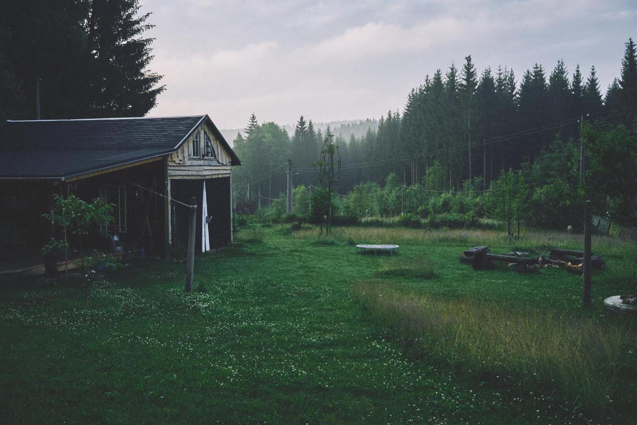 Blickinsfreie - Cabin Schöneck Eksteriør bilde