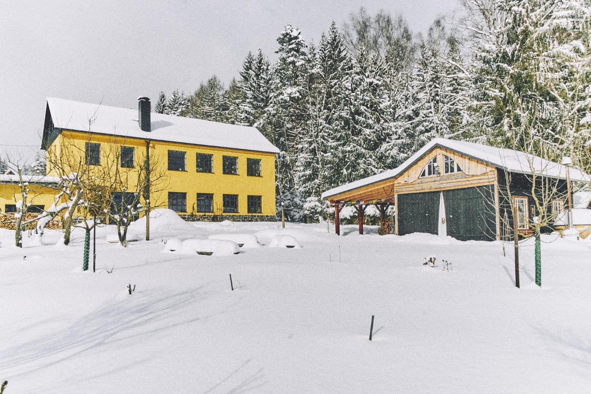 Blickinsfreie - Cabin Schöneck Eksteriør bilde